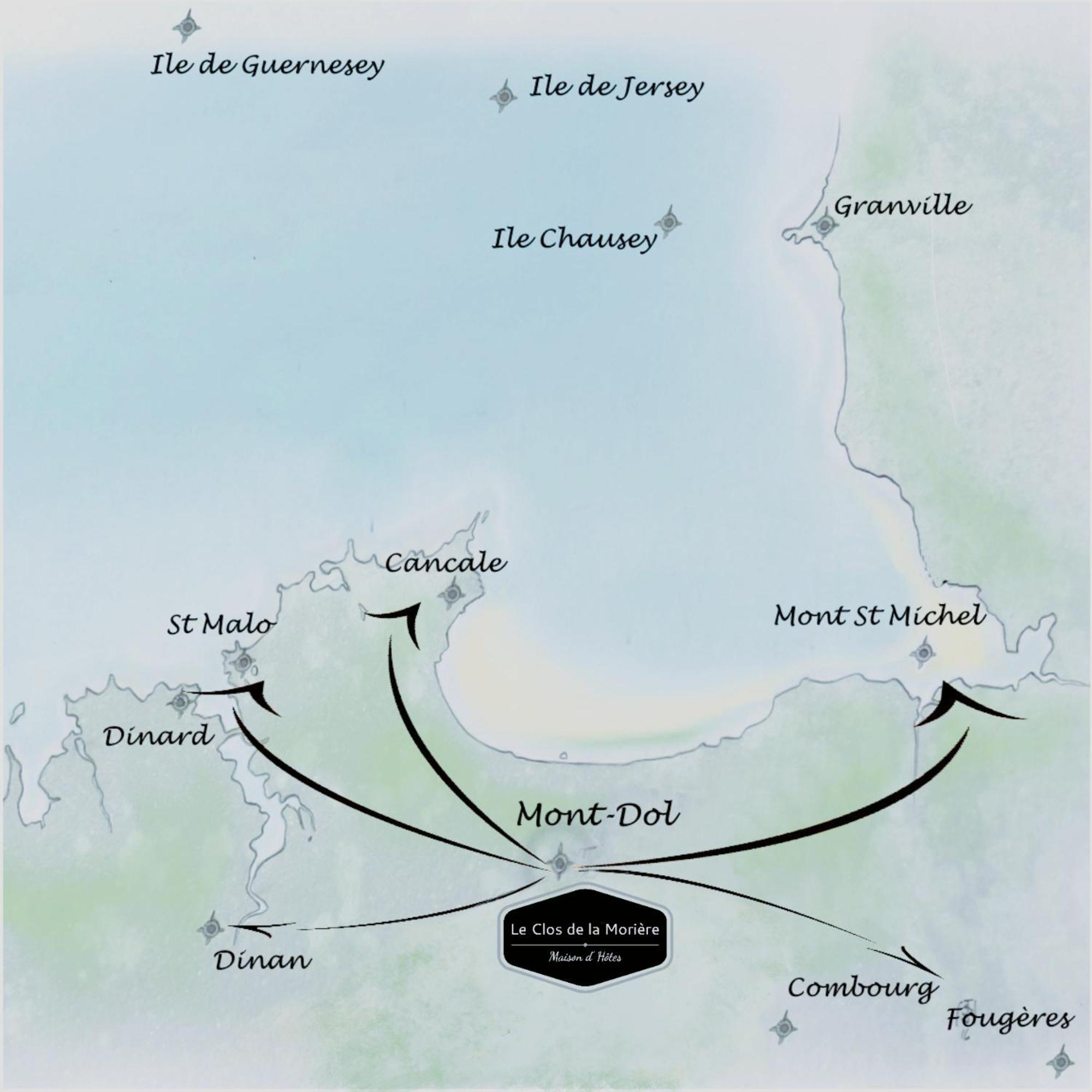 Le Clos De La Moriere Mont-Dol Kültér fotó